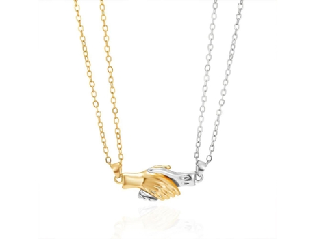 Collar de apretón de manos magnético Cadena de clavícula para mujeres Regalo de joyería