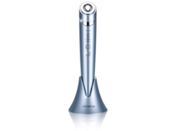 Masajeador facial Máquinas faciales Masajeador facial 4 en 1 Dispositivo facial Estiramiento de la piel Terapia de luz LED para cara Azul YEMAESRE