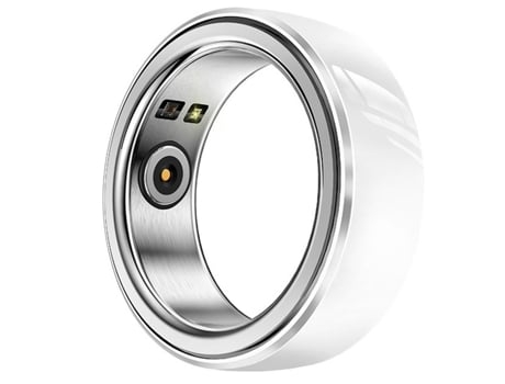 Chronus R8 Bluetooth Smart Ring Múltiples funciones de salud Grabación en múltiples modos deportivos Blanco M AUJEZON