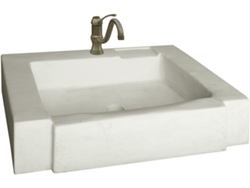 Lavabo de piedra reconstituida de Módena 74 x 57 x 15,5 cm Habitat Et Jardin