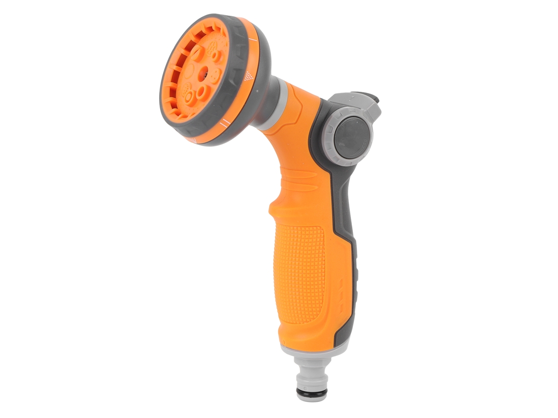 Boquilla Para Manguera De Jardín Con 8 Modos Ajustables, Control De Pulgar, A Prueba De Fugas Para Mangueras De 3/4 De Pulgada.