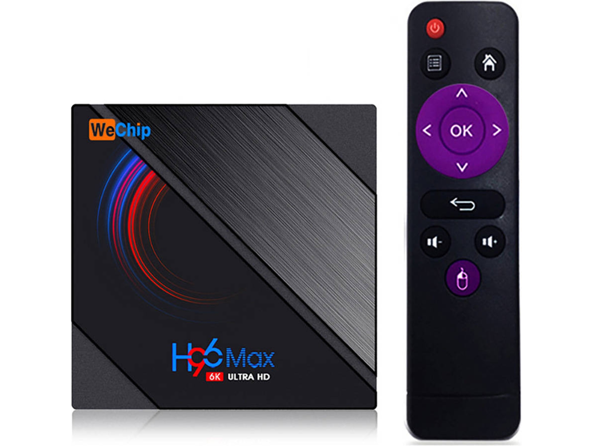 Box Smart TV WECHIP H96 MAX H616 (Android - 4K Ultra HD - 2 GB RAM - Wi-Fi)