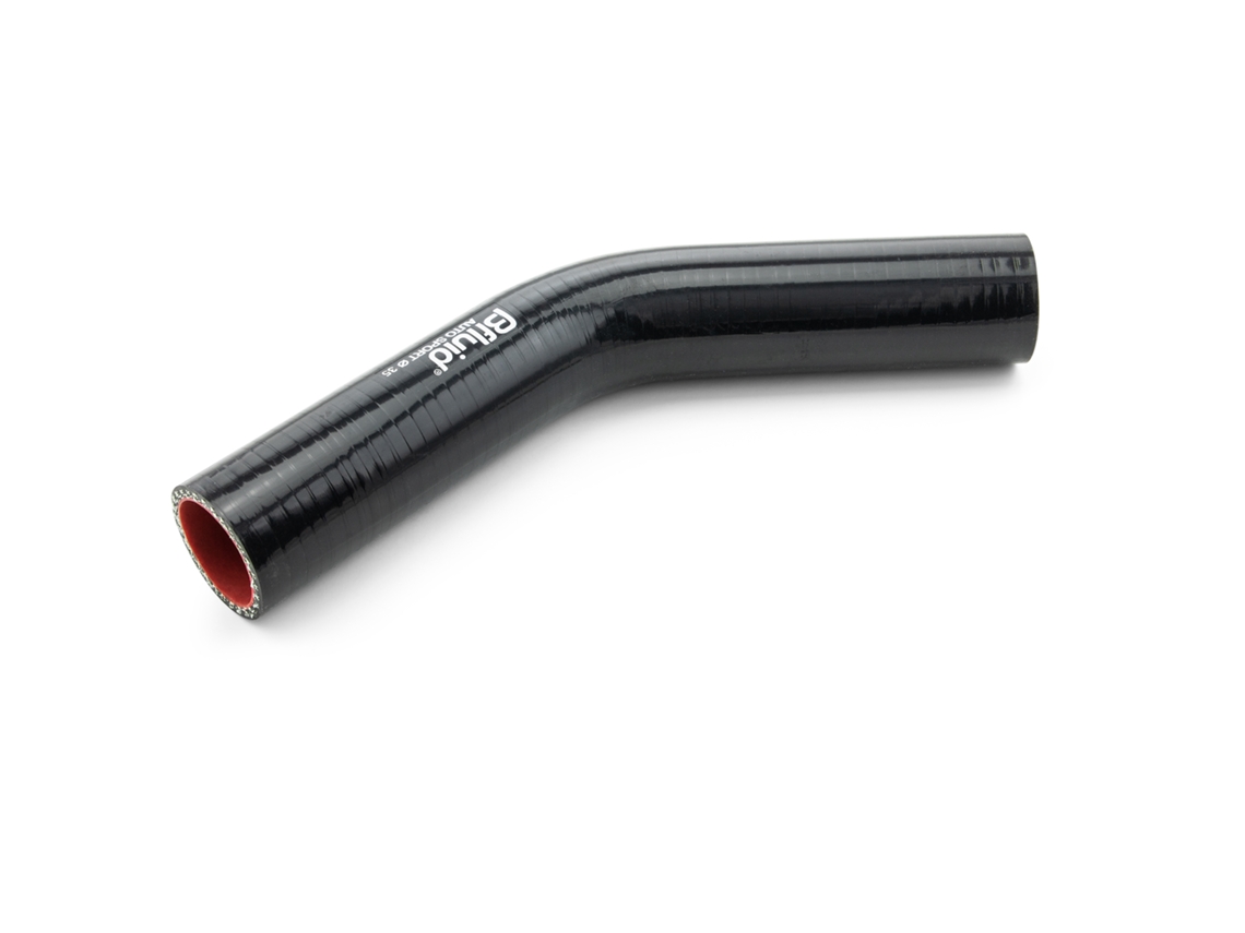 Tubo De Silicona Con Curva De 45° Para Manguera De 63mm