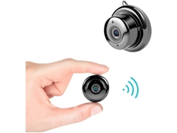 Mini cámara inalámbrica de vigilancia Wi-Fi 1080P con sensor de movimiento Yizhood (negra)
