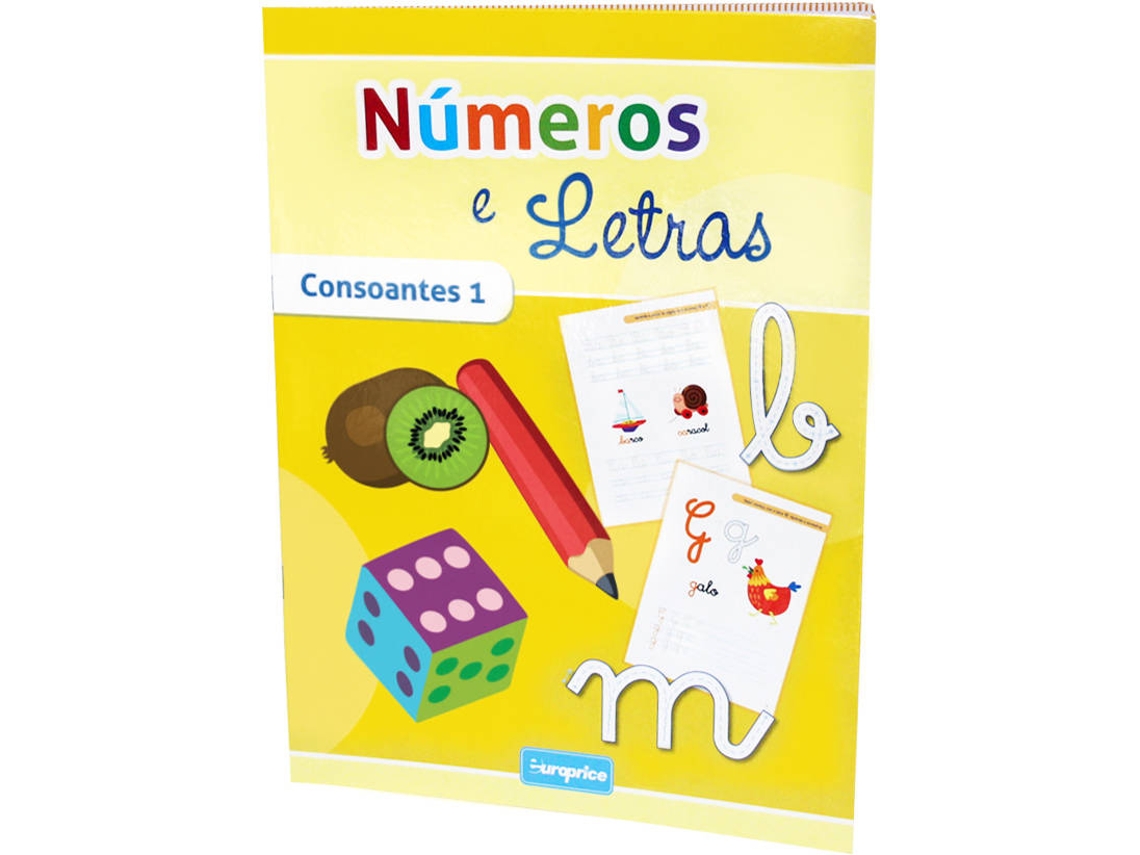 Libro Números e Letras - Consoantes I de Europrice (Portugués)