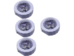 Juegos De Luces Led Ambientales Para Coche, Recargables Por Usb, Con Efectos De Luz Coloridos.