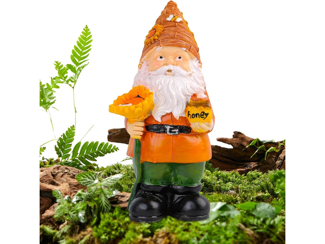 Figuras Gnomos Exteriores Decorativas Resina Esculturas Patio Balcón Jardín Trasero Césped Alféizar Ventana