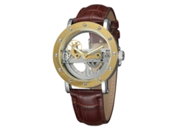 Reloj De Negocios Forsining Para Hombre Con Movimiento Mecánico Automático, Transparente