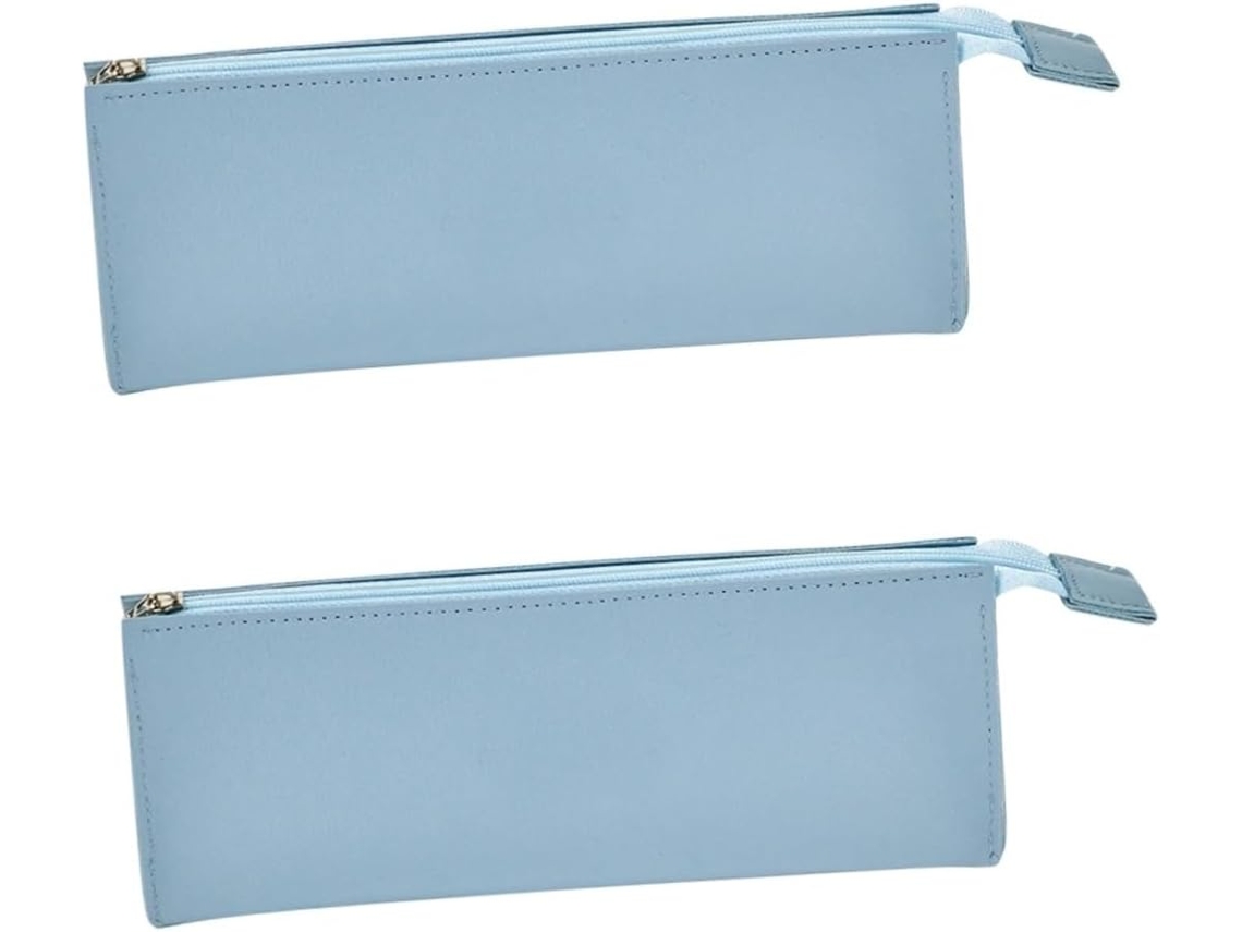Neceser De Maquillaje De Cuero Impermeable De 2 Piezas, Estuche Cosmético Multifuncional Portátil Para Viajes Y Acampada.