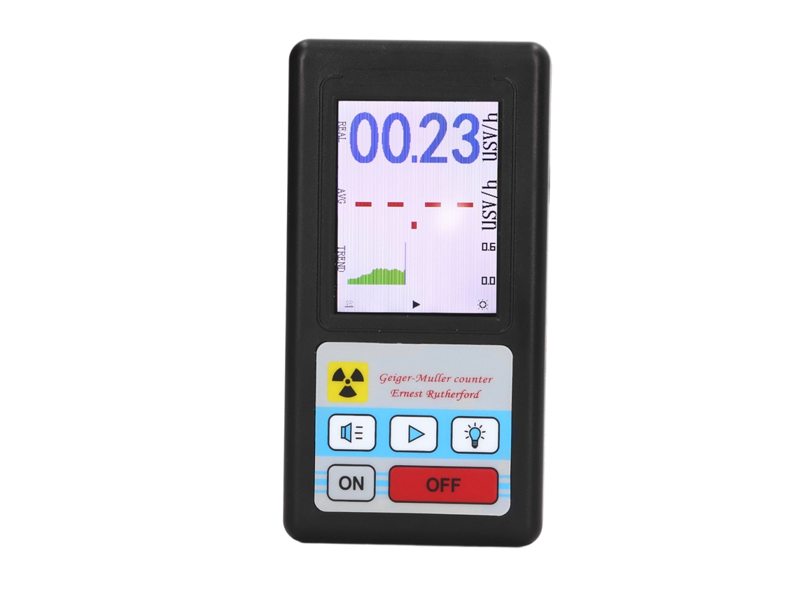 Detector De Radiación Nuclear, Contador Geiger, Dosímetro Y Monitor Br-6 Con Alarma Y Detección De Rayos X Beta Y Gamma.