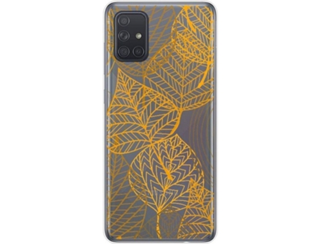 Carcasa Samsung Galaxy A71 TUMUNDOSMARTPHONE Dibujos Transparente Multicolor