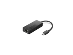Adaptador USB-C a Ethernet LENOVO 4X91H17795 (Negro - USB-C - RJ45)
