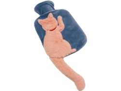 Bolsa De Agua Caliente 1000 Ml - Naranja | Duradero, Calidez, Invierno, Casa, Regalo