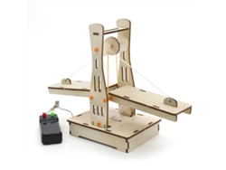 Modelo De Puente Colgante Puzzle Madera Juguete Puente Levadizo Diy Para Niños