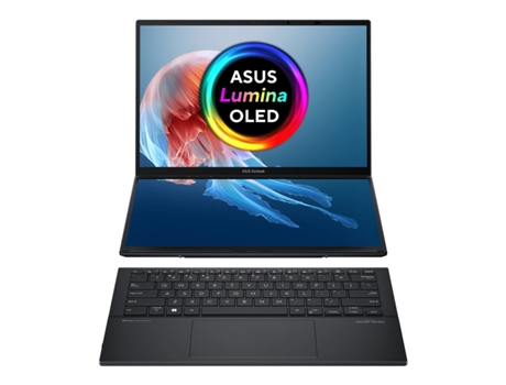 Laptop ASUS ZenBook Duo OLED UX8406MA-PZ255W (Gris - 1 TB SSD - 14" - Qwerty Español - 32 GB RAM - Intel)