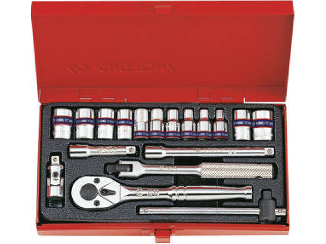 Llave De Caja KING TONY Largos En Pulgadas (1 4 18 unidades 2519Sr)