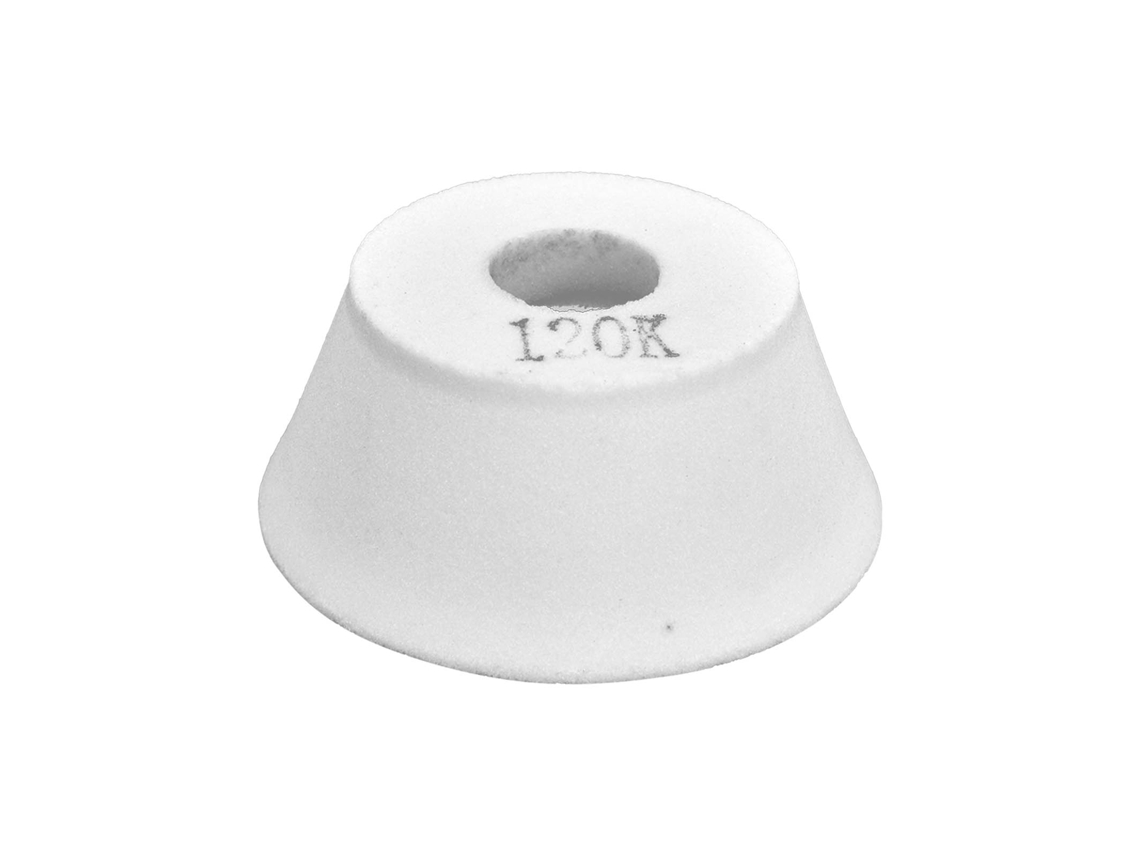 Muela Abrasiva De Copa Abocinada De Aluminio Blanco, Alta Dureza, Durabilidad, Buena Resistencia Al Desgaste, 120