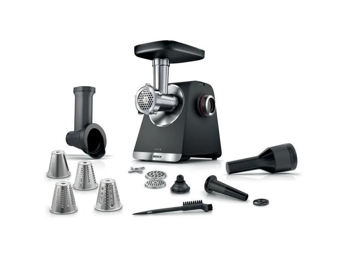 Hachoir A Carne Bosch Serie 6 Mfws640b 500 W 3,5 Kg/mn 3 Rejillas Negro