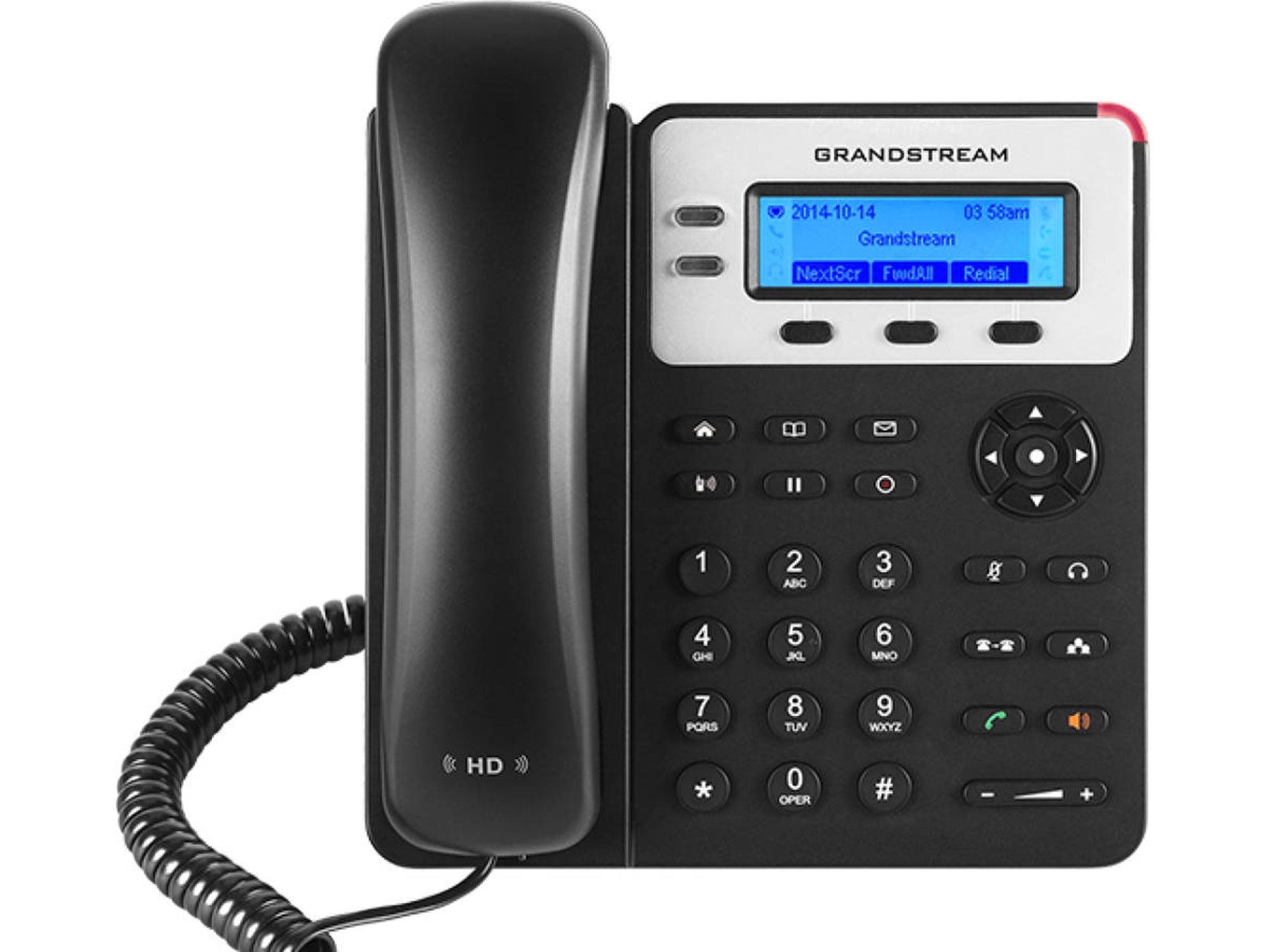 Teléfono IP GRANDSTREAM GXP1625 Con Cable Negro