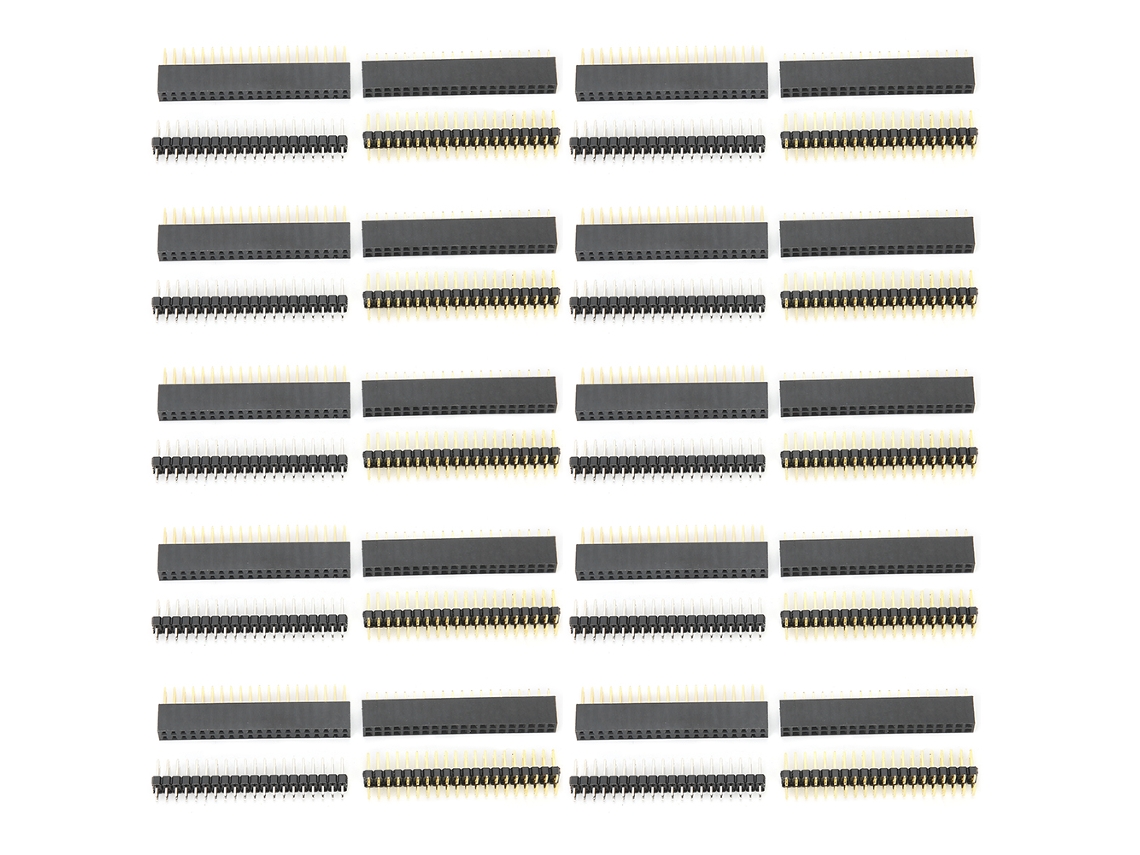 10 Conjuntos De Pin Header Con Cáscara De Abs Para Raspberry Pi Zero W/1.3 Kit De Componentes Electrónicos