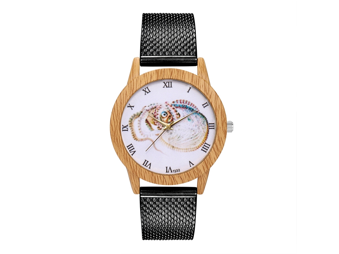 Reloj De Pulsera Casual De Cuarzo Para Hombre/mujer Con Correa De Silicona Y Esfera Redonda Negra.