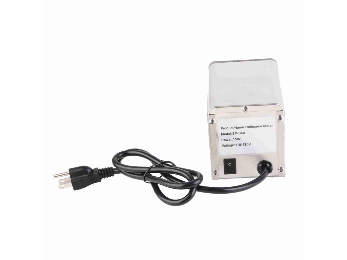 Motor eléctrico para asador giratorio, acero inoxidable, Worten