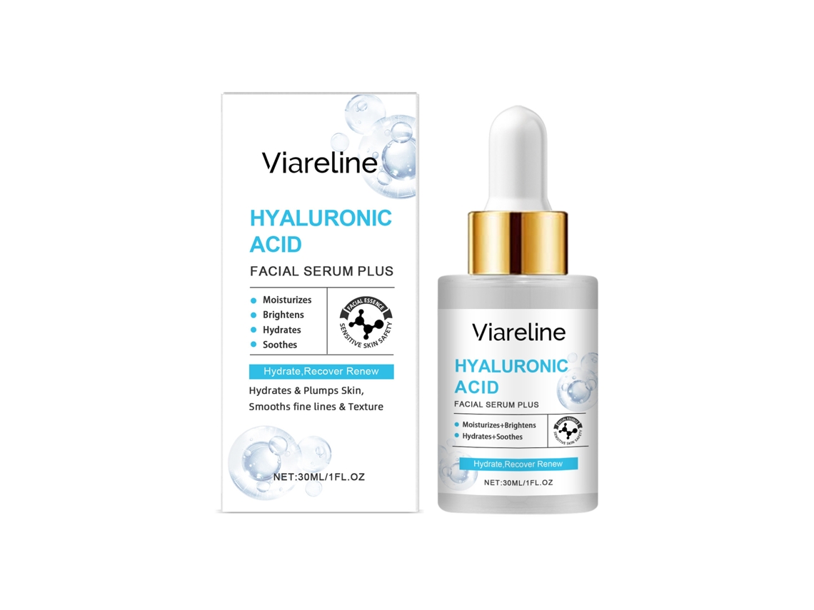 Sérum facial hidratante con ácido hialurónico