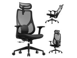Silla Oficina Sense7 Moyo Ergonómico Ajustable Negro