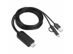 Cabo Adaptador Usb C Para Hdmi Com Bluetooth Same Screen 1080p Para Celular Android