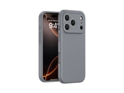(gris Carbón, Iphone 15) Funda De Silicona Líquida Para Iphone, Cobertura Total Sin Huecos, Protección De Botones De Una Sola Pieza.