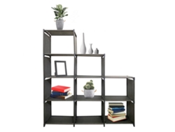 Estanteria Ordenacion 234 Pisos 12 Huecos PVC & Tela NYANA Home 123x125x29 cm