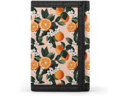 Cartera Compacta Poliéster Con Cremallera Para Hombre Diseño Estampado
