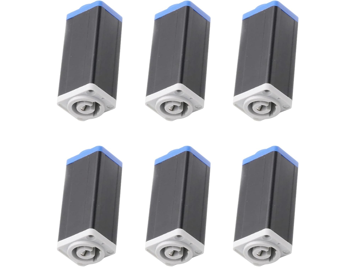 6 Adaptadores De Corriente Alterna, Acopladores, Led, Powercon, Conectores De Extensión Rectos