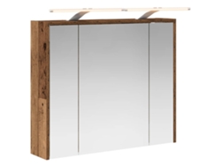 Maison Exclusive - Armario Con Espejo De Baño Madera Vieja 73,5 X 16 X 62,5 Cm