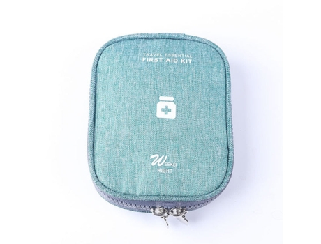 Botiquín de primeros auxilios militar portátil bolsa vacía[Azul Claro]