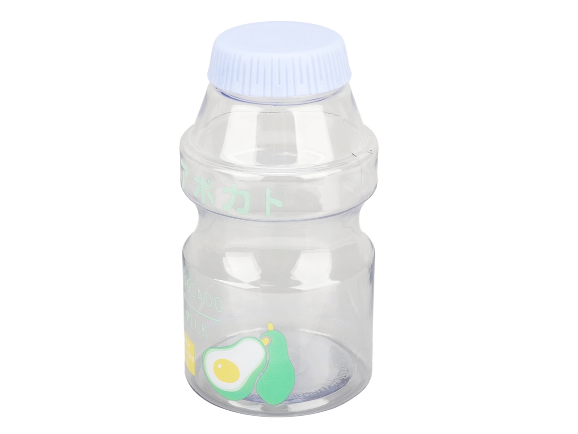 Botella De Agua Innovadora Con Diseño De Dibujos Animados, Libre De Bpa, Reutilizable, Transparente, Ideal Para Deportes Al Aire Libre Y Viajes, 480 Ml (16 Oz).