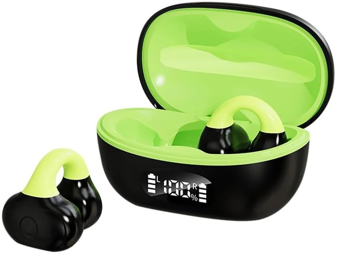 Auriculares estéreo Bluetooth de conducción ósea negros