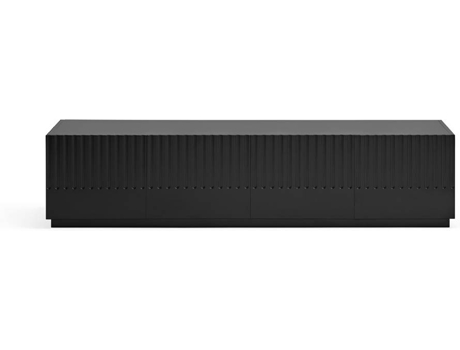 Mueble TV BAZAR MONDIALE Doric (Negro - MDF - 180x46x42 cm)