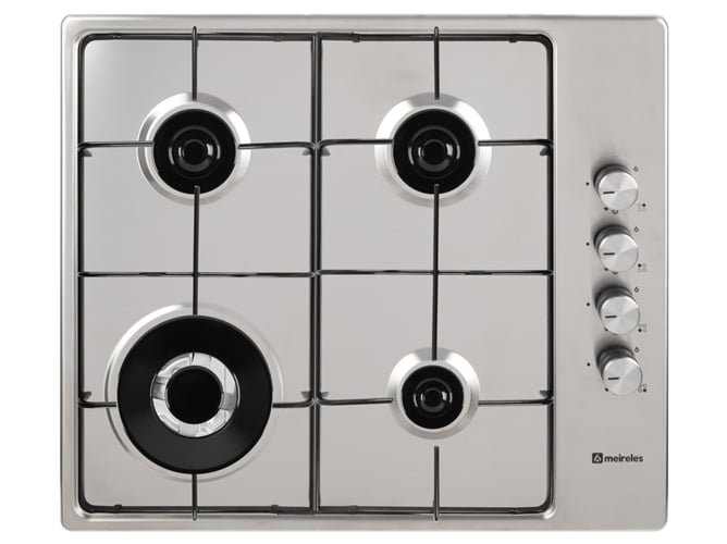 Placa de Gas MEIRELES MG 3650 X (Gas Natural - 58.5 cm - Inox)