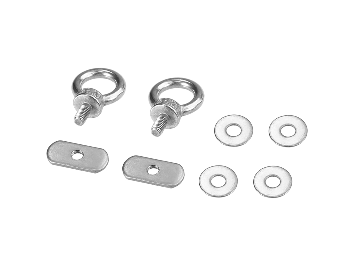 2 Unidades De Argollas De Sujeción Para Cuerda Elástica Con Soporte Para Kayak