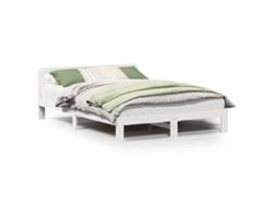 Maison Exclusive - Estructura De Cama Sin Colchón Madera Maciza De Pino 160x200 Cm
