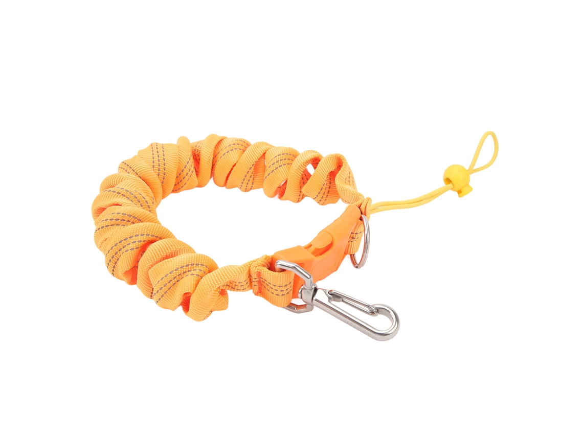 Cable Para Cámara De Buceo Con Espiral De Acero Inoxidable, Color Naranja, Para Buceo Subacuático.