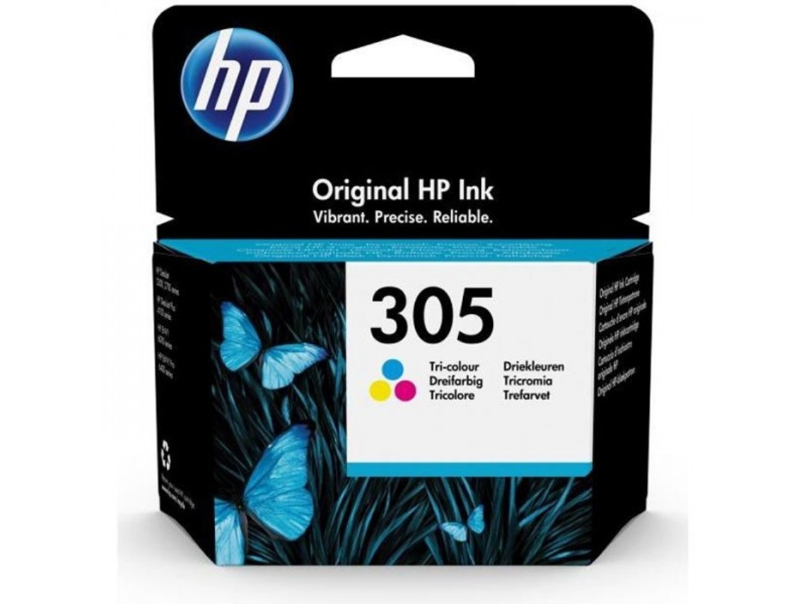 Tintero Tricolor HP 305 Original para HP Deskjet 2300/2700 / Plus 4100 Envy 6000 / Pro 6400 3Ym60Ae