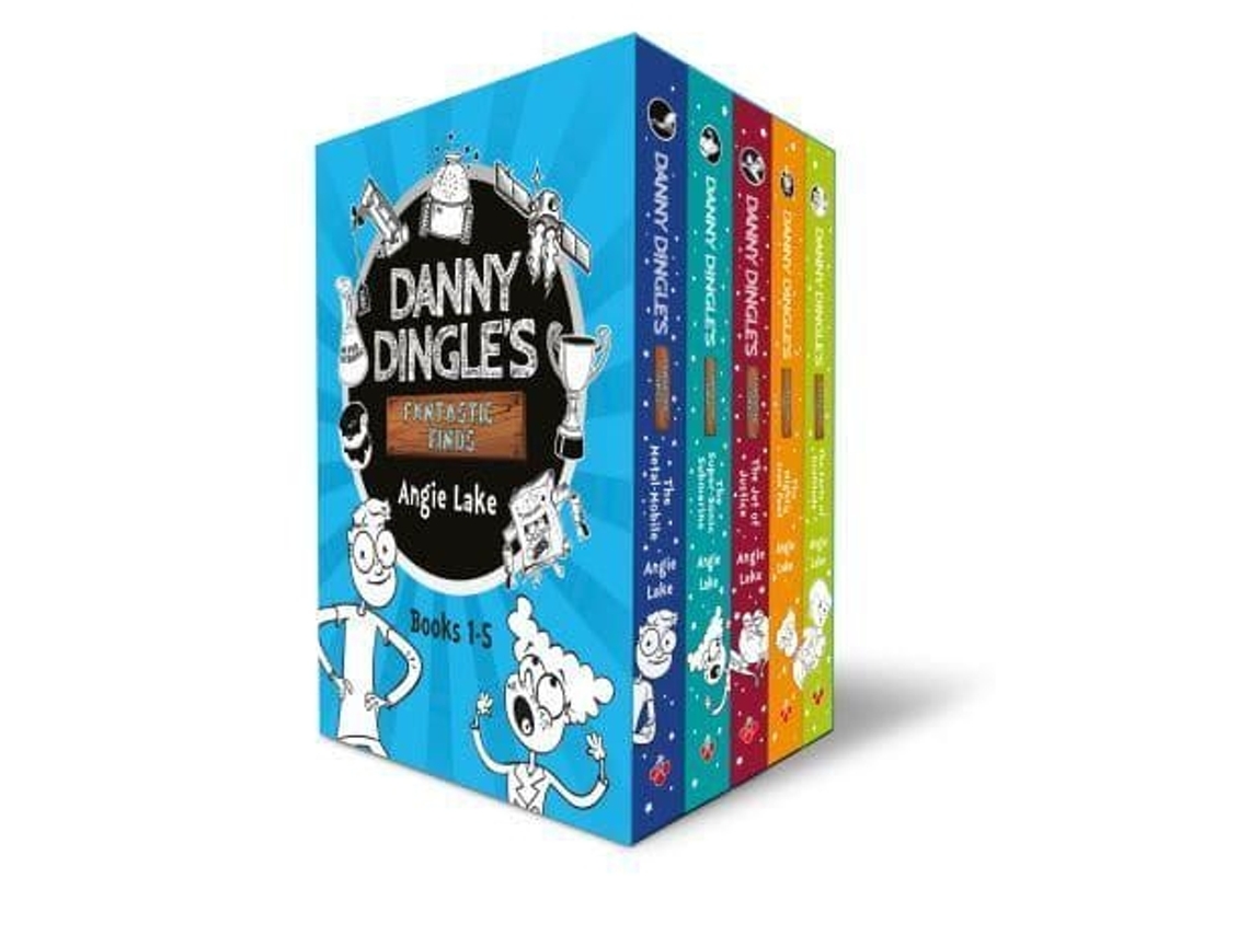 Libro Danny Dingles Fantastic Finds 5 Book Box Set de Angie Lake (Inglés)