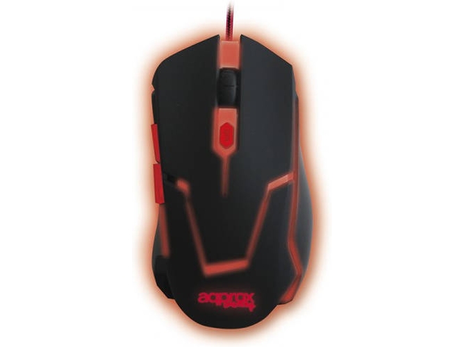 Ratón APPROX AppTWISTER2 (Óptico - 2400 dpi - Negro)