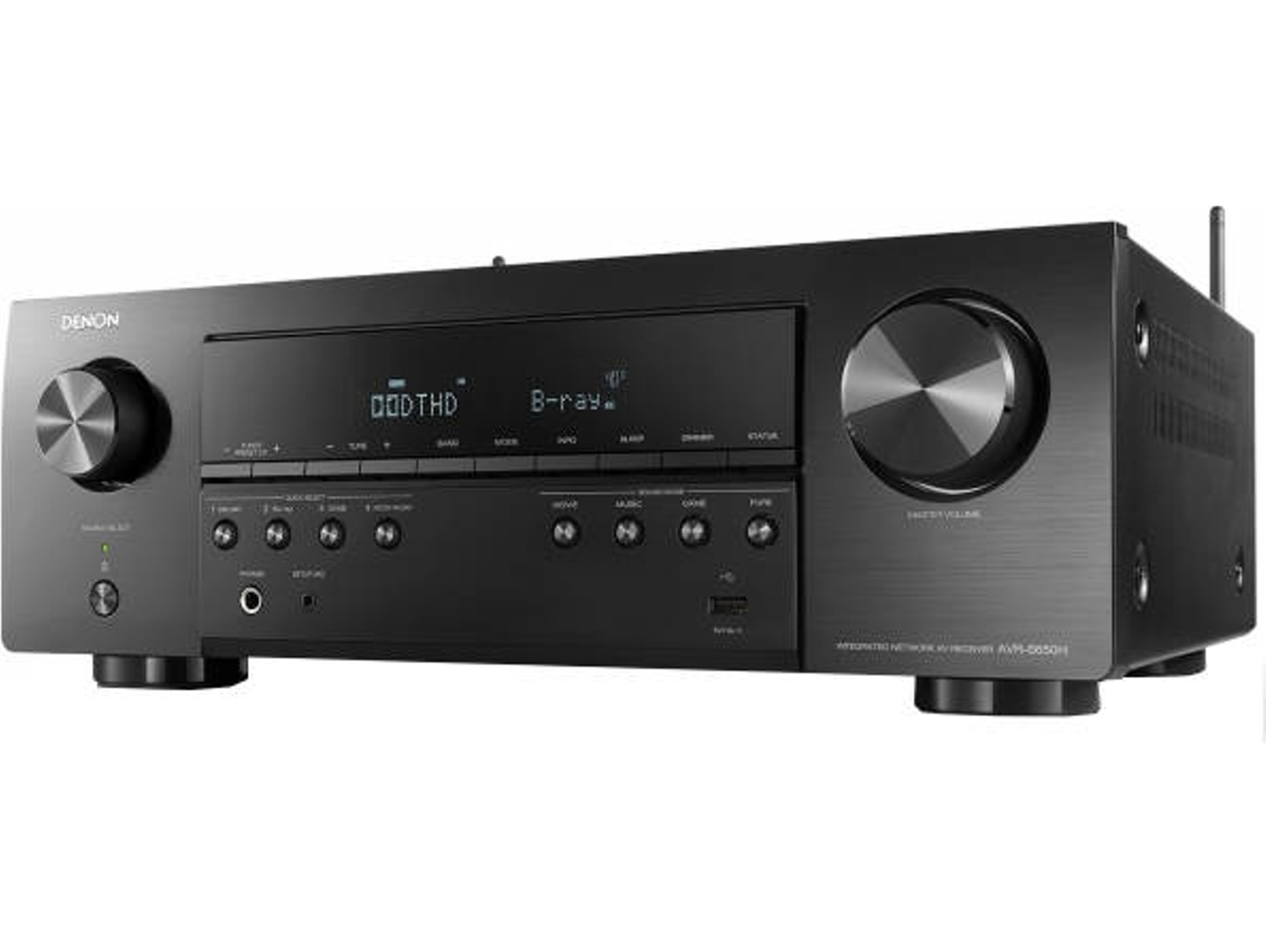 Receptor AV DENON AVR-S650 (5.1 canales - 5×135 W - Negro)