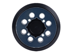 Plato De Soporte De Lijado De 5 Pulgadas, 8 Orificios Y 4 Ojos - Multifuncional Para Pulir Y Lijar.