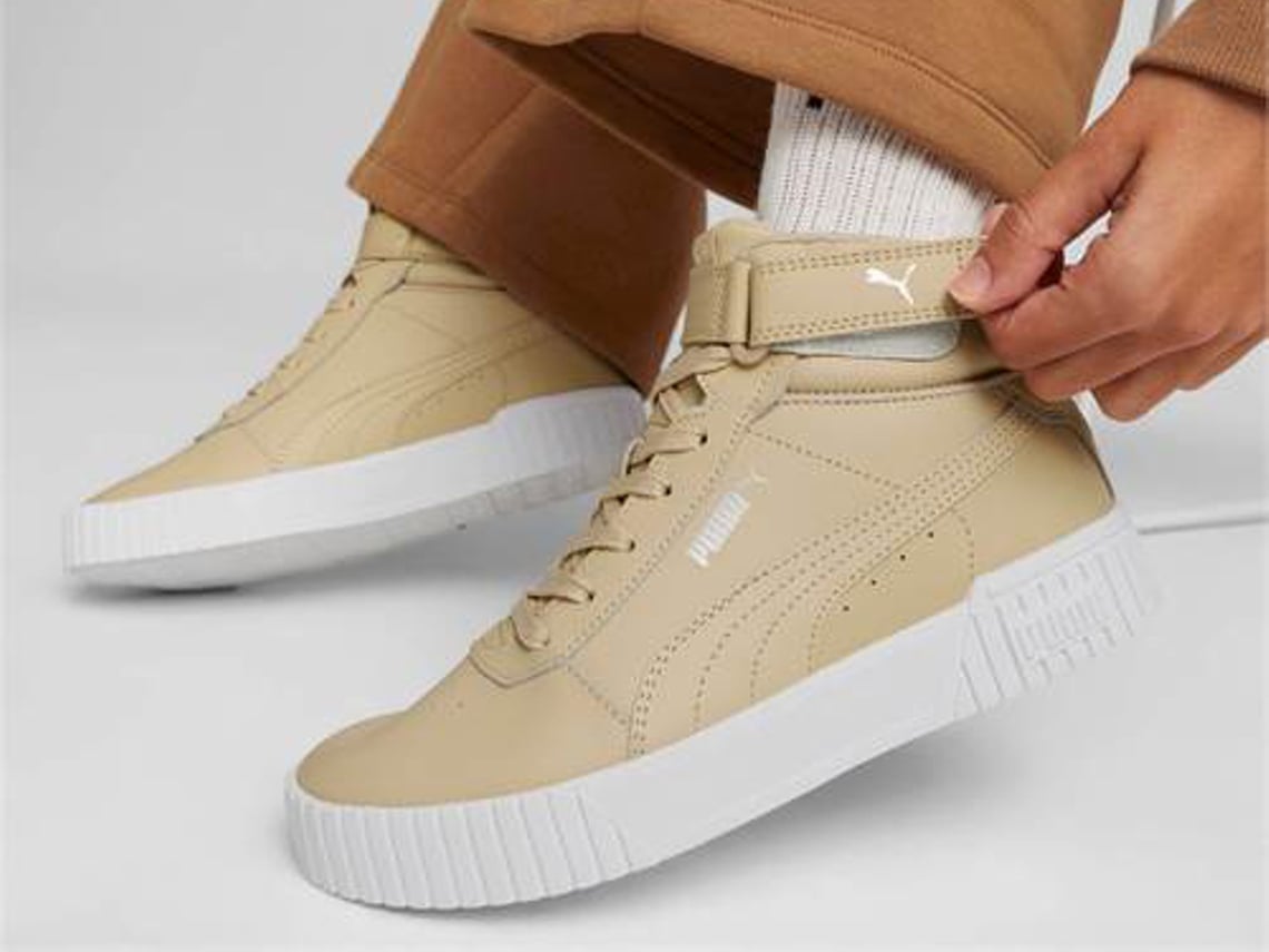 Puma tenis mujer marron sale