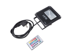 Foco LED RGB impermeable de 10 W (modelo 2026) para jardín, patio y jardineras exteriores.