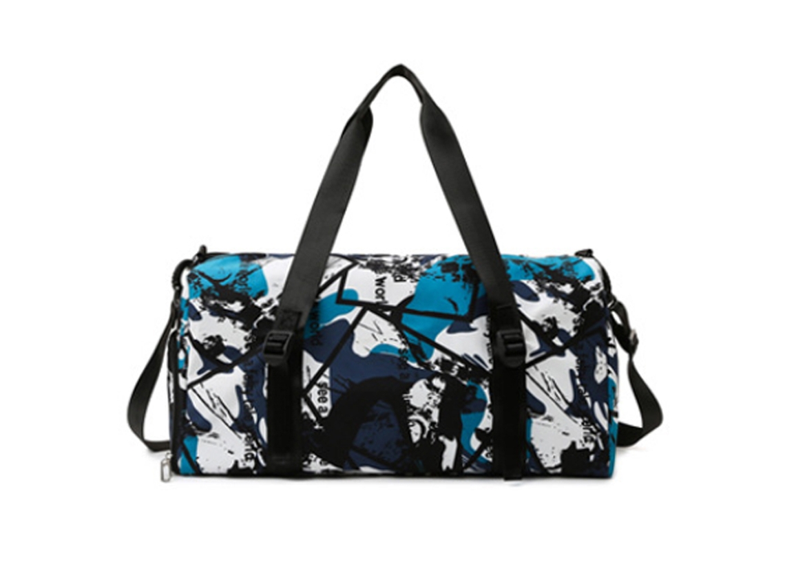 Bolsa de gimnasio Bad Sports con compartimento para zapatos y bolsa impermeable, Bad Pond para la diversión del fin de semana